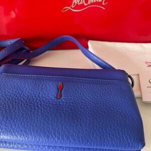 CHRISTIAN LOUBOUTIN - CALF LEATHER PARIS ROUGISSISIME CROSSBODY/CLUTCH/WALLET